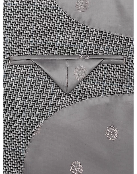 Lauren By Ralph Lauren Classic Fit Sport Coat, Gray Check Windowpane - Image 3