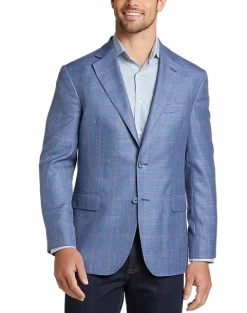Joseph Abboud Modern Fit Sport Coat, Tan Windowpane Plaid