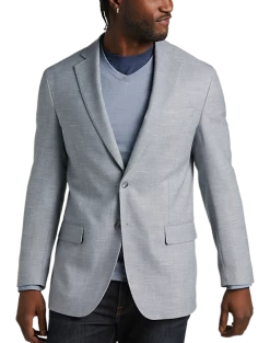 Awearness Kenneth Cole Modern Fit Sport Coat, Gray Tic