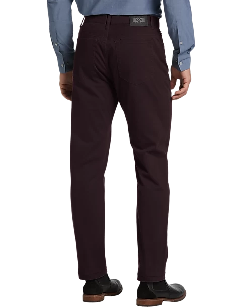 Joseph Abboud Modern Fit Power Stretch 5-Pocket Pants, Black - Image 2