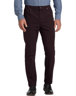 Joseph Abboud Modern Fit Power Stretch 5-Pocket Pants, Black