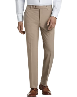 Lauren By Ralph Lauren Classic Fit Dress Pants, Tan