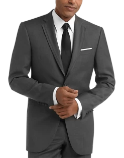 Joseph Abboud Black Label Slim Fit Wool Tuxedo, Gray