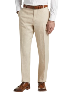 JOE Joseph Abboud Linen Slim Fit Suit Separates Pants, Tan