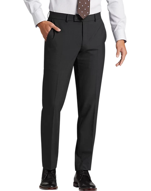 Egara Skinny Fit Suit Separate Pants, Charcoal Gray