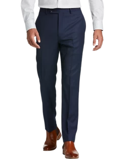 Calvin Klein X-Fit Slim Fit Suit Separates Pants, Blue Tic