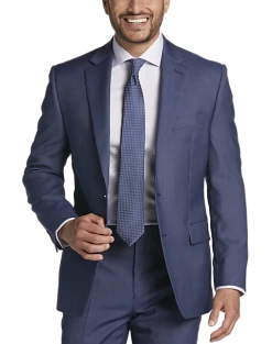 Lauren By Ralph Lauren Classic Fit Suit Separates Coat, Blue Tic