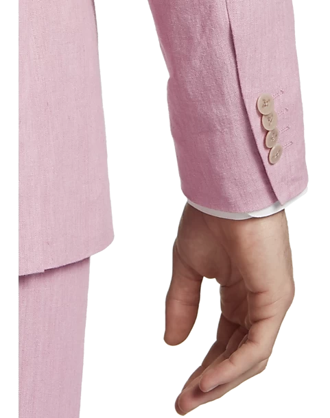 JOE Joseph Abboud Linen Slim Fit Suit Separates Jacket, Navy Blue - Image 2