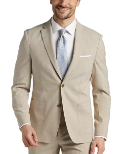 Michael Kors Modern Fit Suit Separates, Tan