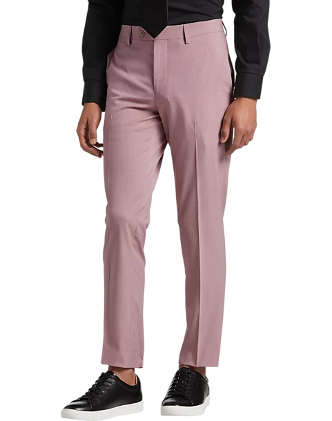 Egara Skinny Fit Suit Separates Pants, Rose