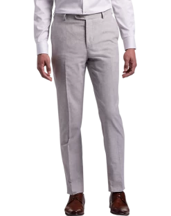 JOE Joseph Abboud Slim Fit Linen Blend Suit Separates Pants, Light Gray