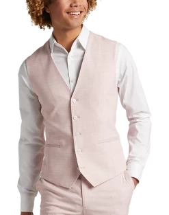 Egara Skinny Fit Suit Separates Vest, Rose Tic