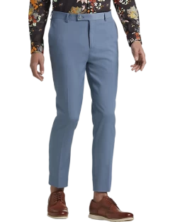 Paisley & Gray Slim Fit Suit Separates Pants, Slate Blue