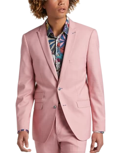 Paisley & Gray Slim Fit Suit Separates, Pink Carnation