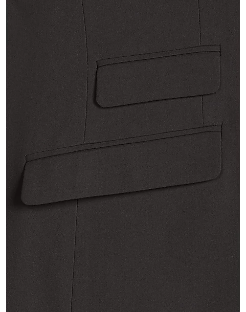 Paisley & Gray Slim Fit Double Breasted Suit Separates Coat, Jet Black - Image 5