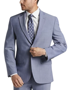 Awearness Kenneth Cole Modern Fit Suit, Light Blue