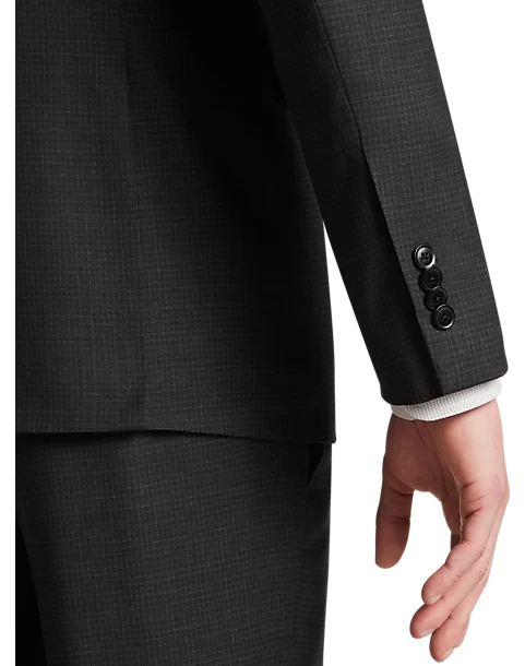 JOE Joseph Abboud Slim Fit Suit Separates Coat, Charcoal Check - Image 2