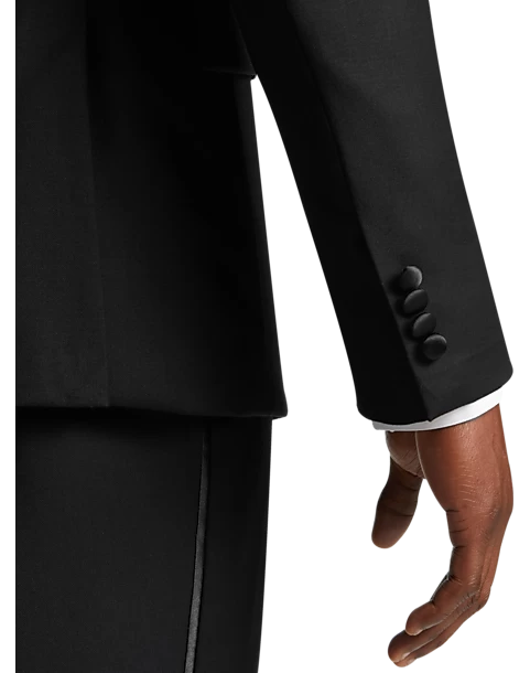 Calvin Klein Slim Fit Peak Lapel Suit Separates Tuxedo Jacket, Black - Image 2