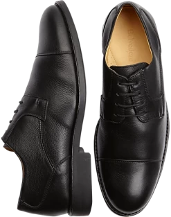 Belvedere Duke Cap Toe Shoes, Black