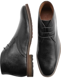 Carlo Morandi Chukka Boots, Black