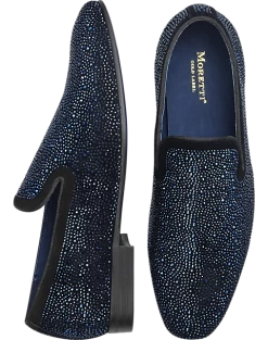 Moretti Irving Formal Loafers, Midnight Crystals