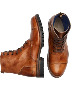Bed Stu Protege Trek Cap Toe Boots, Tan