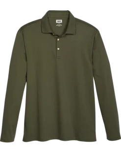 Joseph Abboud Modern Fit Luxe Cotton Polo, Olive