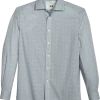 Joseph Abboud Modern Fit Sport Shirt, Slate Leaf Vine