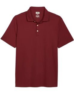 Joseph Abboud Modern Fit Luxe Cotton Polo, Dark Red